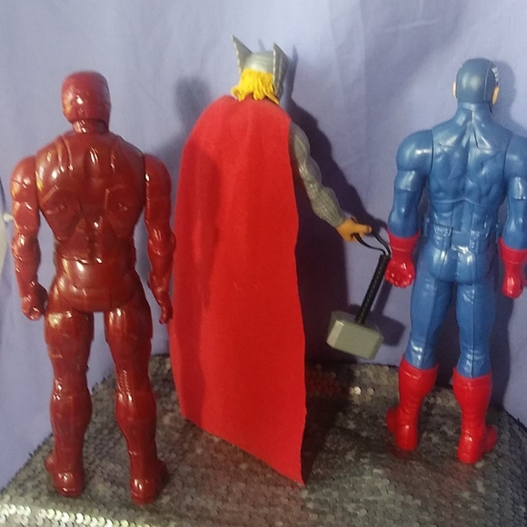 Marvel's Iron Man, Captain America, & THOR,12 INCH - Picture 2 of 12
